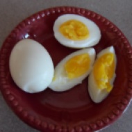 Gloriously Golden Hard-boiled Eggs
